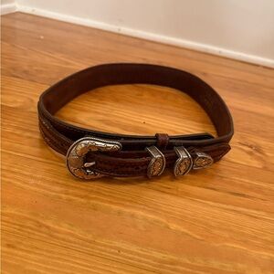 Nocona Leather Ranger Belt Vintage